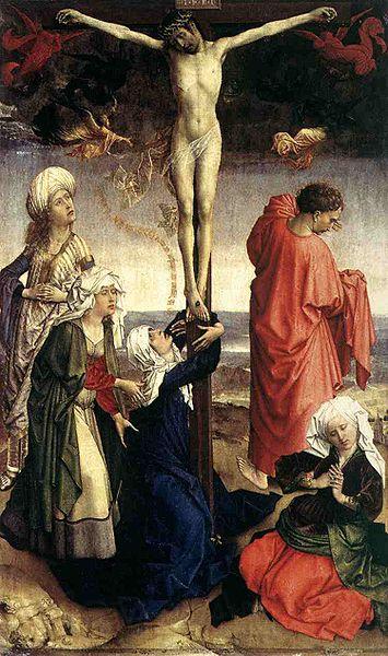 Roger Van Der Weyden Crucifixion France oil painting art